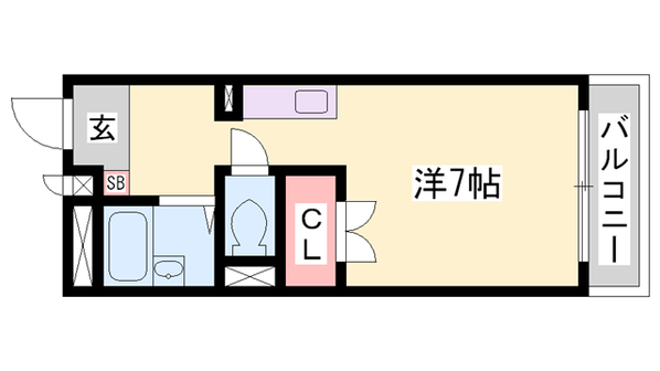 サンフレッチェ南条Aの物件間取画像